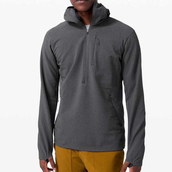 lululemon athletica Other - Lululemon Cold Terrain 3/4 Zip Graphite Grey (First Release) Size XL